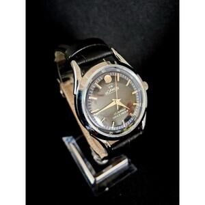 Vintage Roamer Men's Leather Mechanical Watch RARE